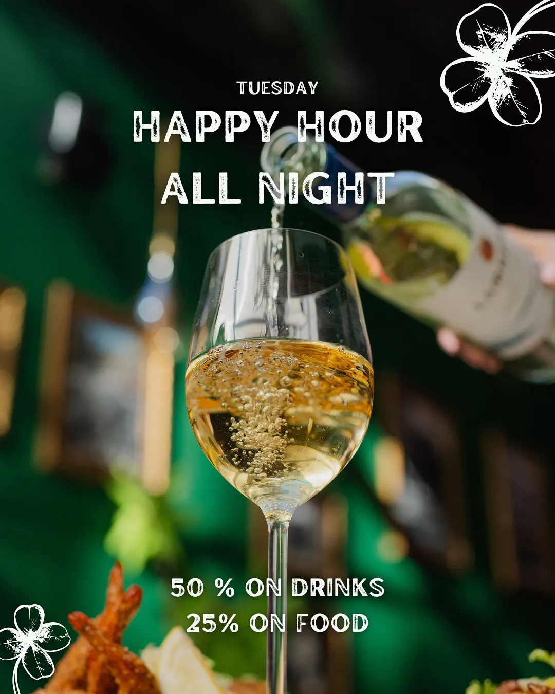 Tuesday Happy Hour All Night